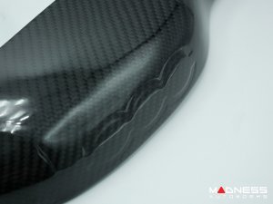 FIAT 500 Trunk Handle Cover - Carbon Fiber - Gloss Finish